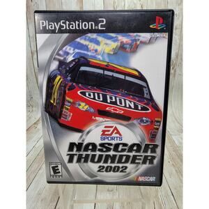 NASCAR Thunder 2002 Sony PlayStation 2, 2001 CIB With Manual